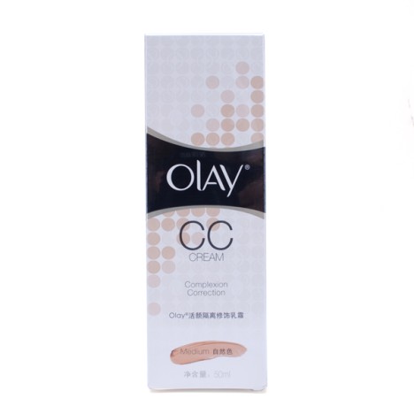 Olay/玉兰油CC霜 活颜隔离修饰乳霜50ml （自然色/亮白色）