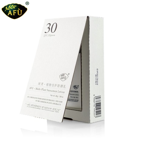 AFU阿芙植物倍护防晒乳45g SPF30 PA+++ 防护紫外线 正品防晒霜